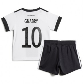 Njemačka Serge Gnabry #10 Domaci Dres za Dječji SP 2022 Kratak Rukavima (+ kratke hlače)